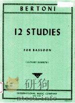 12 studies for bassoon no.3134（1971 PDF版）