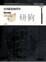 sonata for bassoon and piano   1967  PDF电子版封面    Paul Hindemith 
