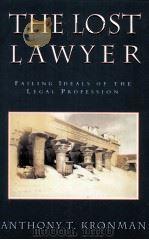 THE LOST LAWYER  FAILING IDEALS OF THE LEGAL PROFESSION   1993  PDF电子版封面  0674539273  ANTHONY T.KRONMAN 