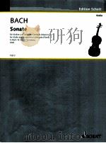 sonate for violin and harpsichord obbligato piano   1965  PDF电子版封面    Bach 