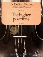 The Doflein Method Volume Ⅴ The higher positions(4th to 10th positions) ED 4755（1958 PDF版）