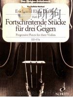 Das Geigen-Schulwerk the doflein-method progressive for three violin  Heft Ⅰ ED 4756（1956 PDF版）