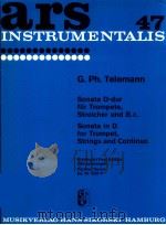 Sonata inD for trumpet strings and continuo ed0nr.629p   1964  PDF电子版封面    G.Ph.Telemann 