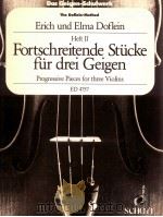 Das Geigen-Schulwerk the doflein-method progressive for three violin  Heft Ⅱ ED 4757（1988 PDF版）