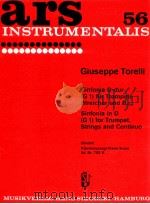 sinfonia in D G1 for trumpet strings and continuo ed.762k   1971  PDF电子版封面     