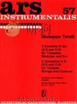 2concertos inD G8and G9 for trumpet strings and coninuo Ed.Nr.763k   1971  PDF电子版封面     