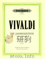 edition peters Nr.9055d Die Jahreszeiten Le Stagioni Vier Konzerte für Violine und Streichorchester（1967 PDF版）