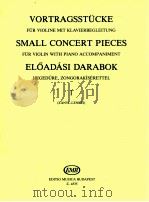 small concert pieces for violin with piano accompaniment Ⅰ Z.4535（1966 PDF版）