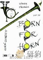 Horn-Quartett PWV 36 born for horn 06 617   1989  PDF电子版封面     