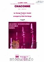 Chaconne Grade 3 GRAED WOODWIND WNSEMBLE SERIES   1993  PDF电子版封面    George Frederic Handel 