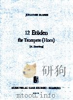 12 Etüden für Trompete Horn dynamic Markings and articulation Ed.Nr.777   1973  PDF电子版封面     