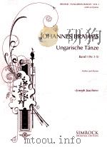 Ungarische T?nze Band 1 Nr.1-5 Violine und Klavier   1932  PDF电子版封面    Brahms 