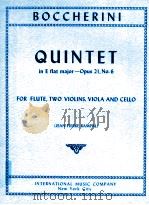 Quintet in E flat major-Opus 21 No.6 for Flute Two Violins Viola and Cello Jean-Pierre Rampal No.267（1972 PDF版）