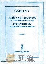 Elotanulmányok   1950  PDF电子版封面    Carl Czerny 