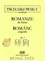 P.I.Tchaikovsky Romanze für Klavier Op.5 Z.491   1991  PDF电子版封面     