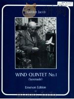 Wind quintet No.1 serenade 121   1988  PDF电子版封面    Gordon Jacob 