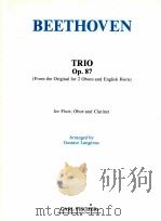 trio op.87 for flute oboe and clarinet   1938  PDF电子版封面  0825821916  Beethoven 