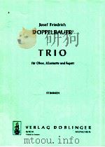 trio for oboe klarinette und fagott   1968  PDF电子版封面     