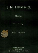 Quartet for clarinet & String MR1103   1958  PDF电子版封面     