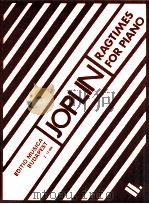 Joplin Ragtimes for piano z.12 656   1984  PDF电子版封面    scott joplin 
