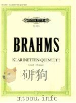edition peters Nr.3905c Quintett für Klarinette oder viola 2 violinen viola und violoncello H-Moll o（ PDF版）