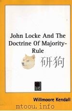 JOHN LOCKE AND THE DOCTRINE OF MAJORITY-RULE（1959 PDF版）