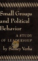 SMALL GROUPS AND POLITICAL BEHAVIOR  A STUDY OF LEADERSHIP   1961  PDF电子版封面    SIDNEY VERBA 