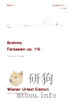 Fantasias op.116 pressler UT 50072   1981  PDF电子版封面    Johannes Brahms 