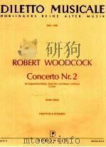 diletto musicale DM 1198 Concerto Nr.2 für Sopranblockfl?te Streicher und Basso continuo G-dur Grete   1995  PDF电子版封面    Robert Woodcock 