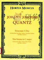 Trio sonata in C major for recorder flute Violin flute Violin and Basso continuo HM 60   1987  PDF电子版封面     
