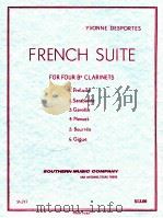 French Suite for Four B? Clarinets SS-283   1967  PDF电子版封面    Yvonne Desportes 