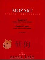 Quartet in F major for Oboe Violin Viola and Violoncello KV 370 368b   1987  PDF电子版封面    W.A.Mozart 