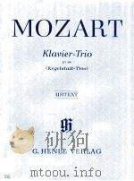 trio für klavier klarinette oder violine und viola KV 498 kegelstatt-trio 344   1981  PDF电子版封面    W.A.Mozart 