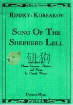 Song of the Sheperd Lell for Mezzo Soprano Clarinet and Piano from   1984  PDF电子版封面     
