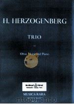 TRIO for Oboe Horn and Piano MR 1558（1972 PDF版）