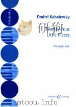 Twenty-four Little Pieces for Piano Solo   1967  PDF电子版封面    D.Kabalevsky 