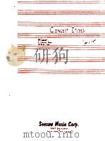 conxert etudes for sax horn clarinet（1976 PDF版）