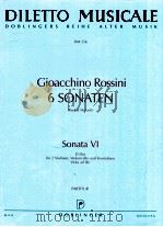 diletto musicale DM 256 6 sonaten Sonata Ⅵ D-dur für 2 Violinen Violoncello und Kontraba? Viola ad L   1977  PDF电子版封面     