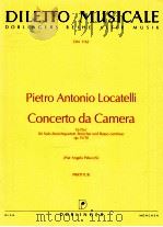 diletto musicale DM 1162 Concerto de Camera Es-Dur für splp-streichquartett Streicher und Basso cont（1996 PDF版）