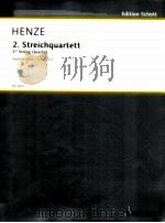 2.Streichquartet 1952 Study Score ED 4410   1981  PDF电子版封面     