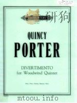 edition peters No.6067 DIVERTISSEMENTO for Woodwind Quintet: Flute Oboe Clarinet Bassoon Horn（1962 PDF版）