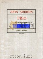 trio for flute oboe & piano   1952  PDF电子版封面    John Addison 