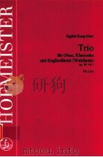 trio für oboe klarinette und Englishhorn waldhorn op.49 Nr.1 FH 2143     PDF电子版封面     