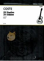 25 Studies opus 38 GA 34   1984  PDF电子版封面     