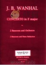 concerto in f major for 2 bassoons and piano reduction MR 2133   1985  PDF电子版封面     