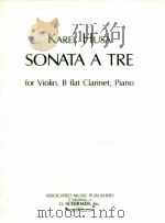 Sonata A Tre for Violin B flat clarinet piano AMP 7945（1987 PDF版）