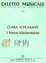 3 Kleine Klavierstucke DM 812   1979  PDF电子版封面     