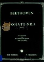 Sonate Nr.3 Op 69 Transkription für Kontrabass und Klavier   1994  PDF电子版封面    Beethoven 