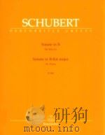 Sonata in B-flat major for piano D 960 Urtext of the New Mozart edition BA 5634   1996  PDF电子版封面    Schubert 