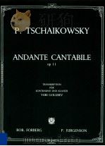 Andante Cantabile op 11 Transkription für Kontrabass und Klavier   1994  PDF电子版封面     